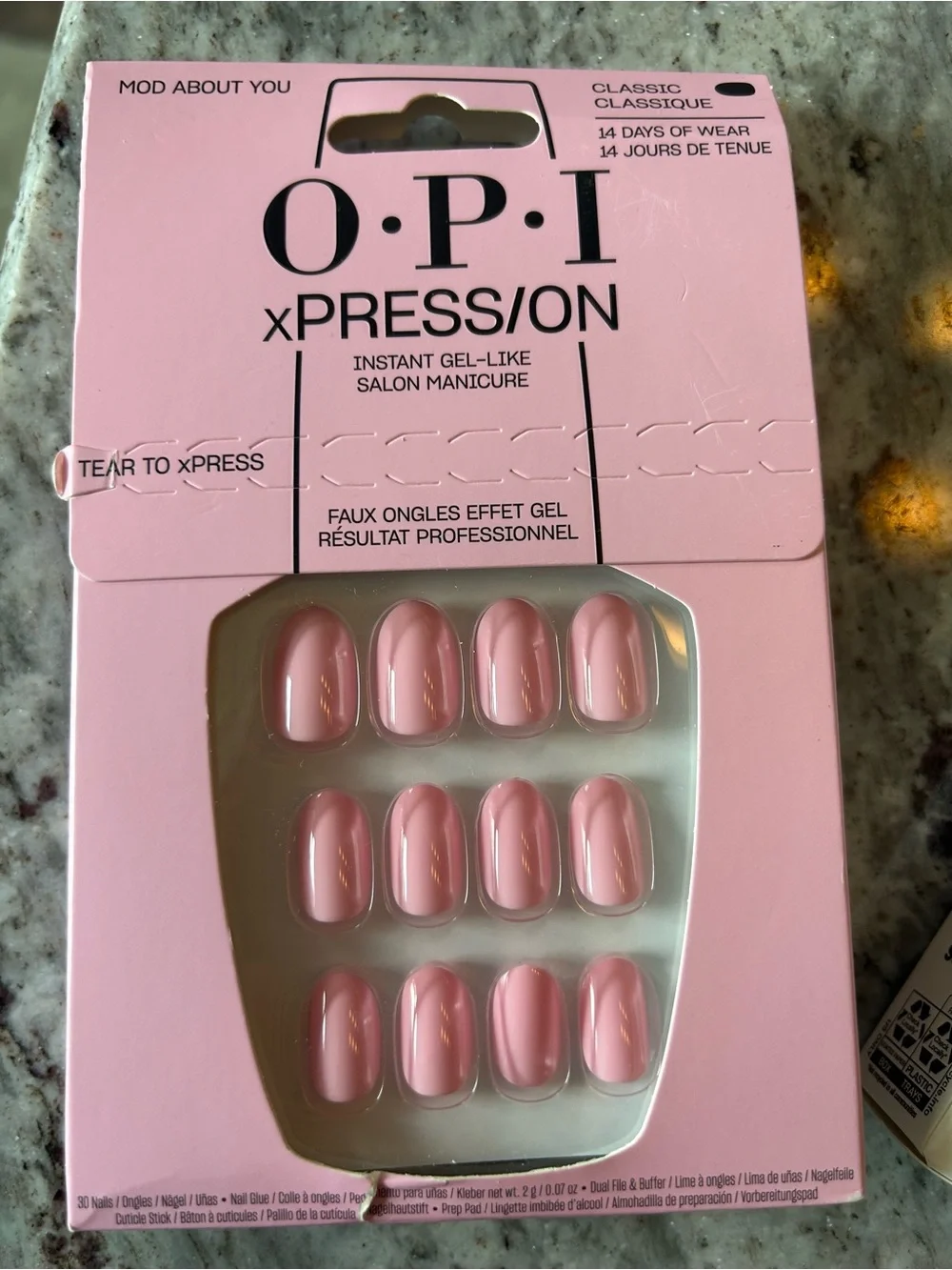 OPI xPRESS/ON Classic Mod About You Pink Press-On Nails